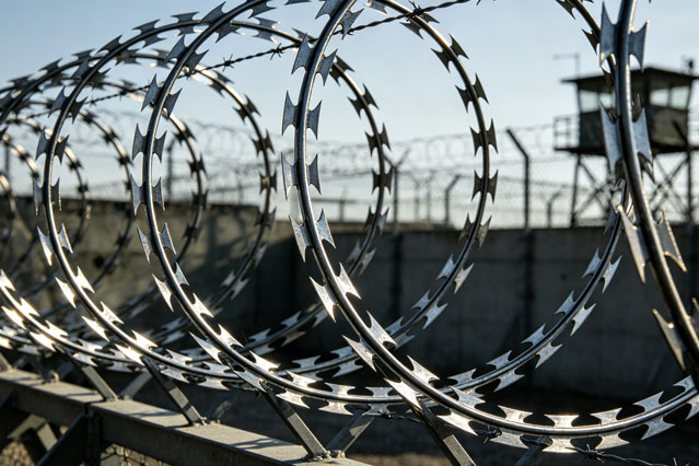 Military Razor Fence